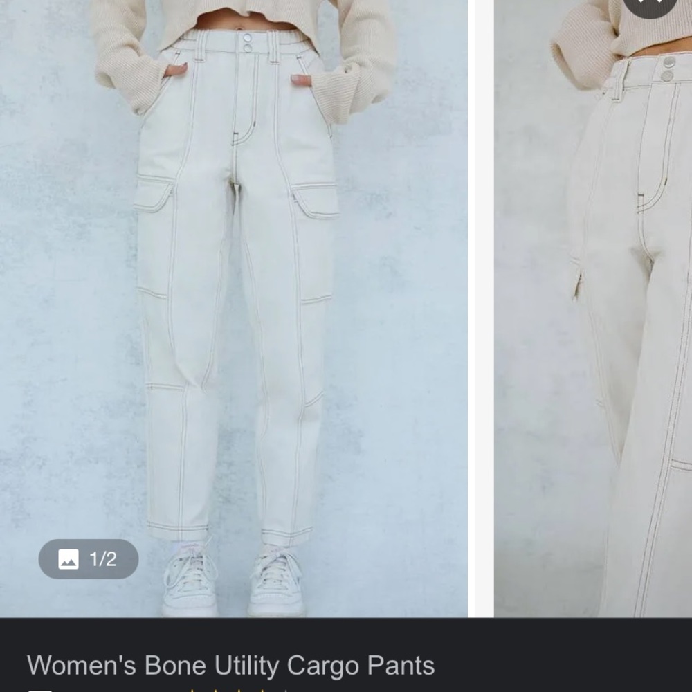 PACSUN Women's Bone Utility Cargo Pants